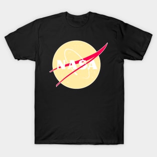 Pastel Nasa Logo - Yellow T-Shirt